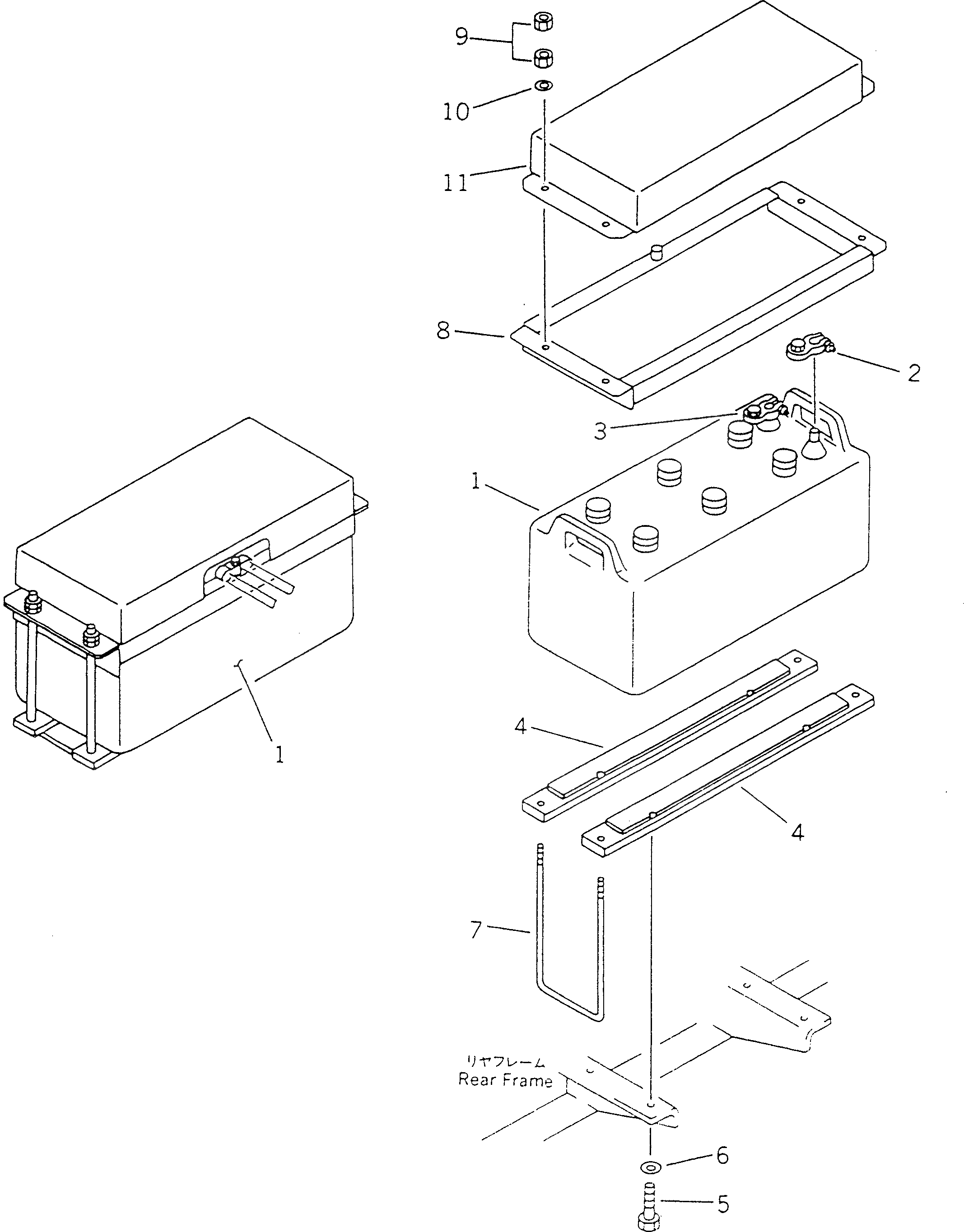 Крышка 23A-06-12390 Komatsu