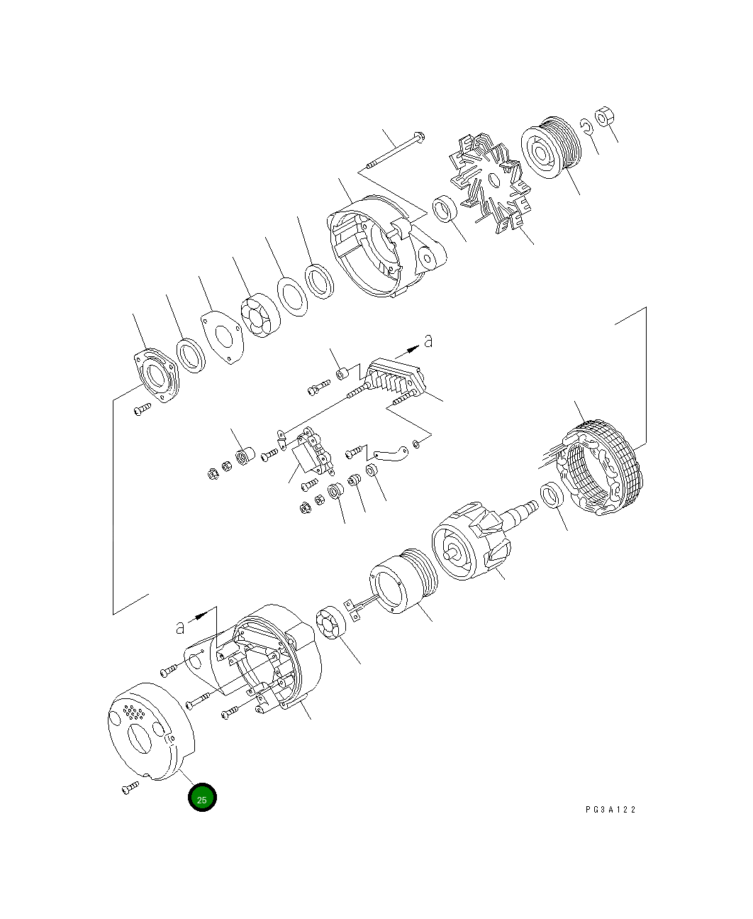 Крышка KD0-35761-0200 Komatsu
