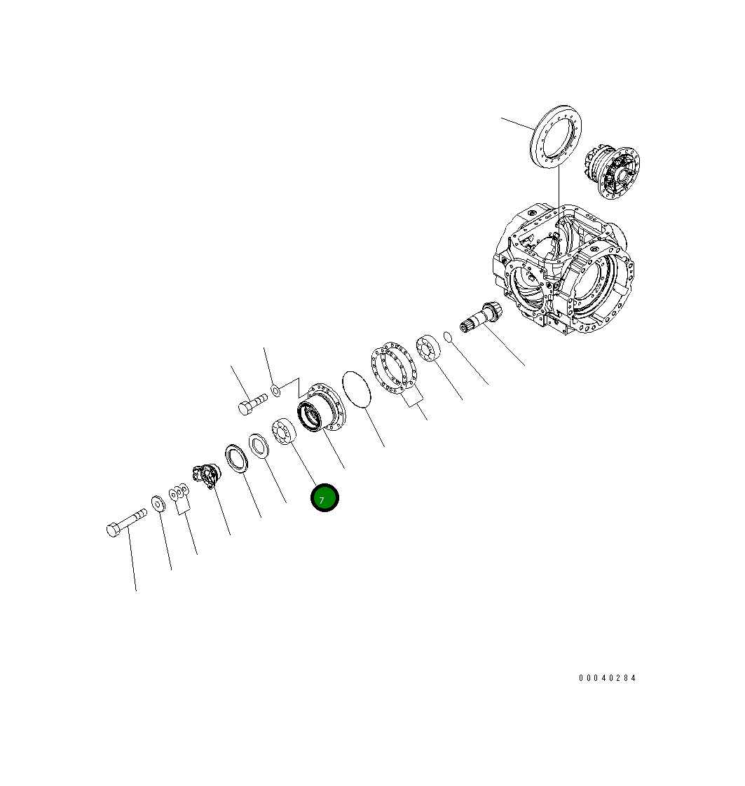 Подшипник 419-22-11820  Komatsu