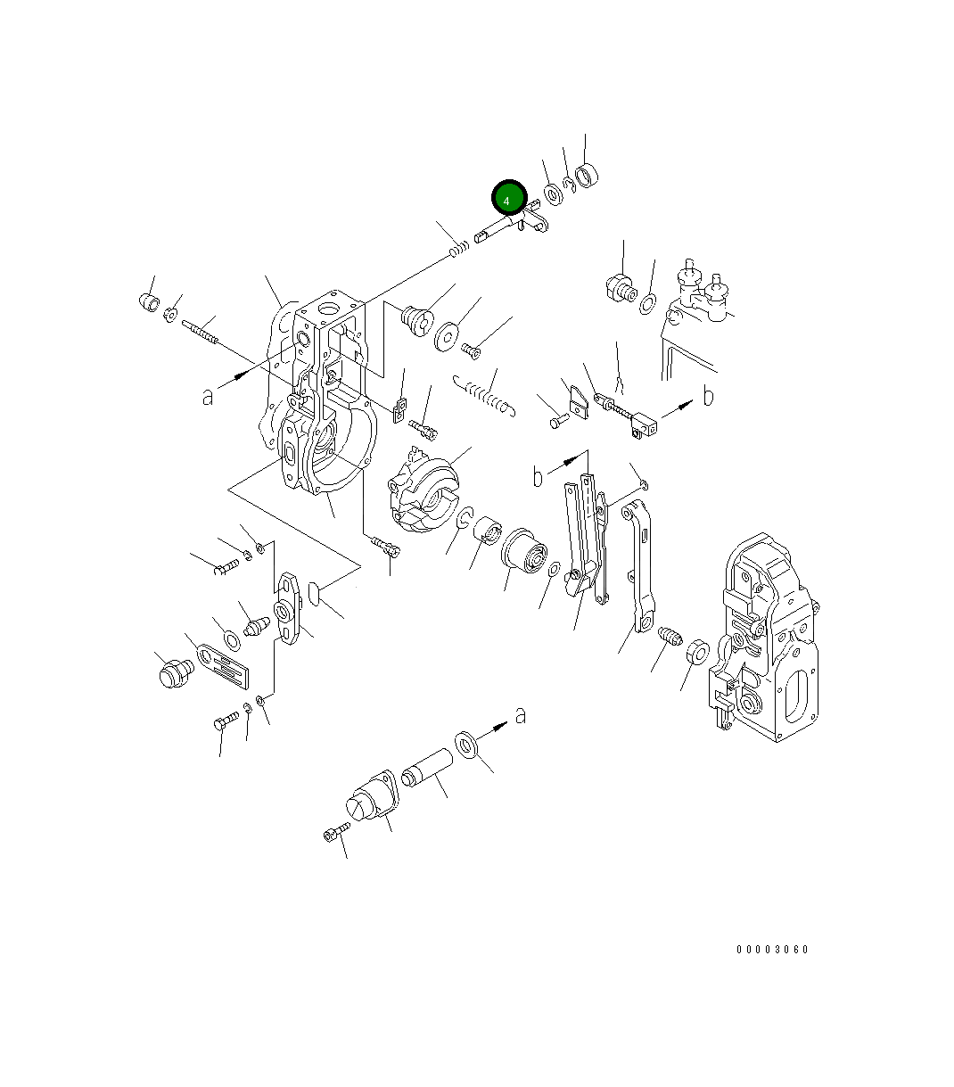 Рычаг DK154621-4720 Komatsu