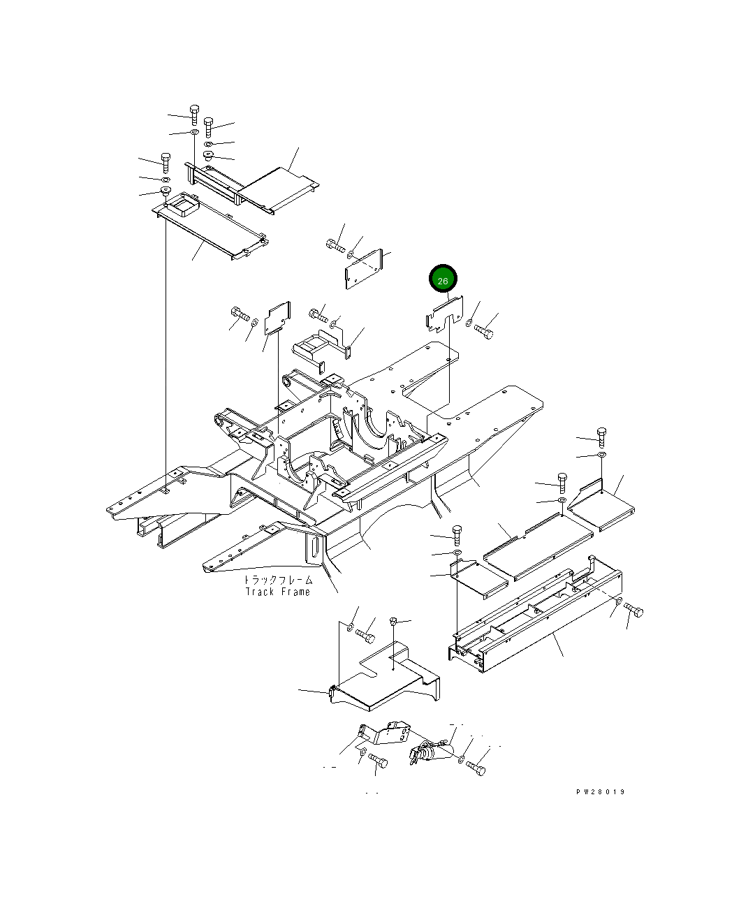 Крышка 8298-54-2751 Komatsu