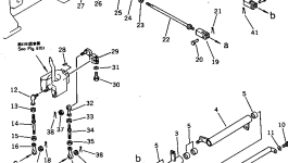Рычаг 198-61-35140 Komatsu