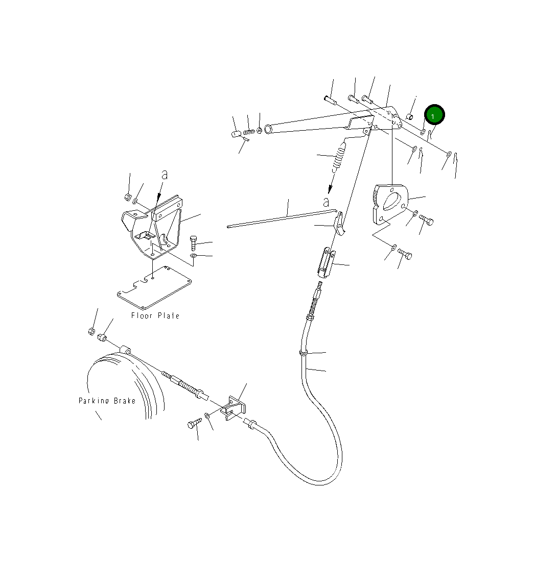 Рычаг 232-43-56410 Komatsu