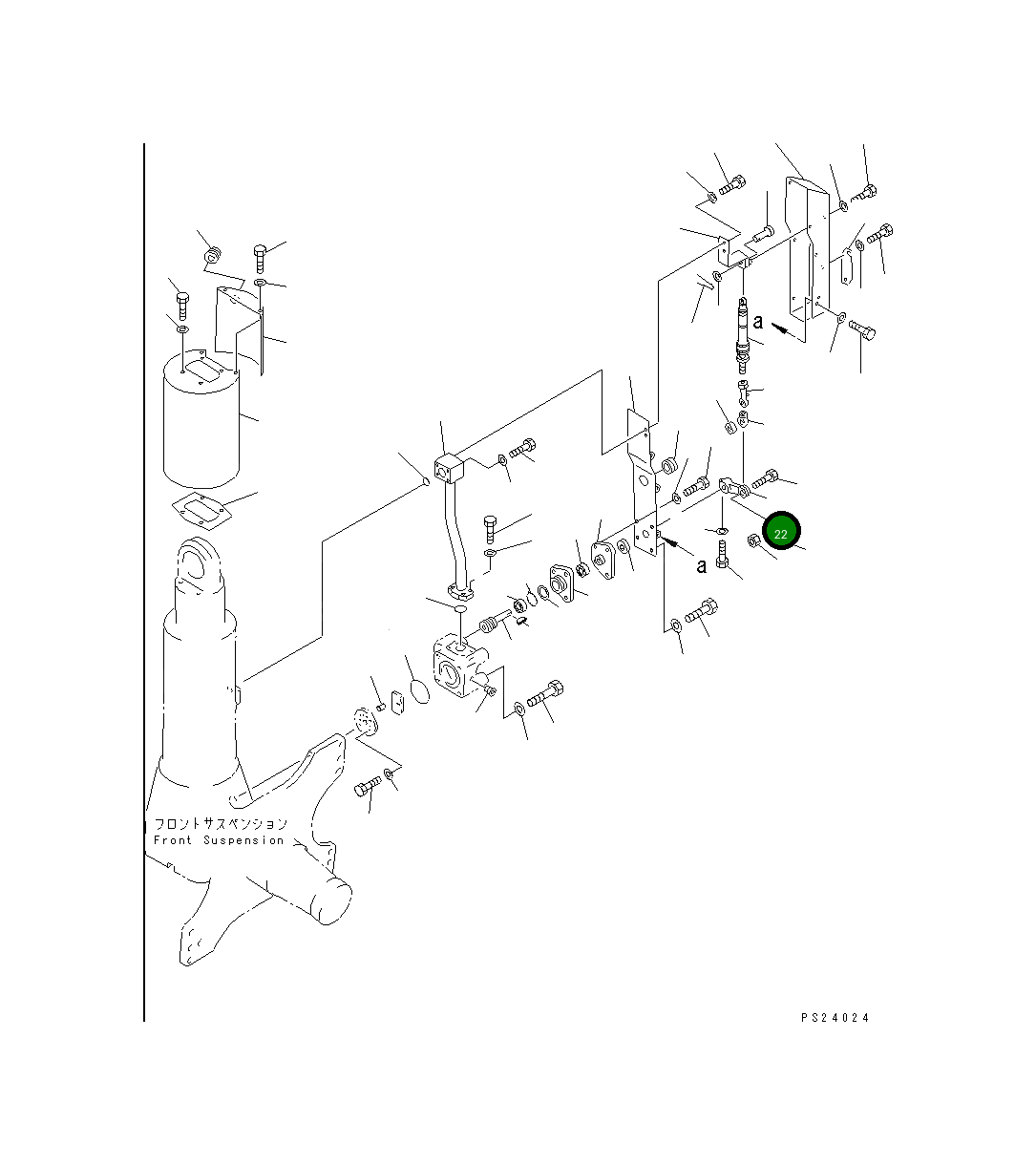 Рычаг 569-50-63311  Komatsu