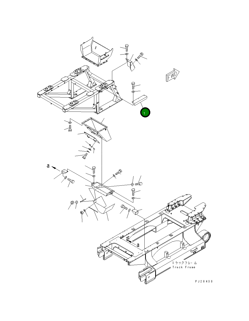 Крышка 8242-54-2790  Komatsu
