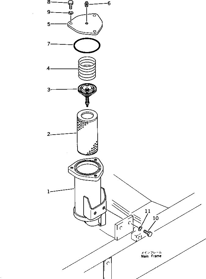 Крышка 124-49-31192 Komatsu
