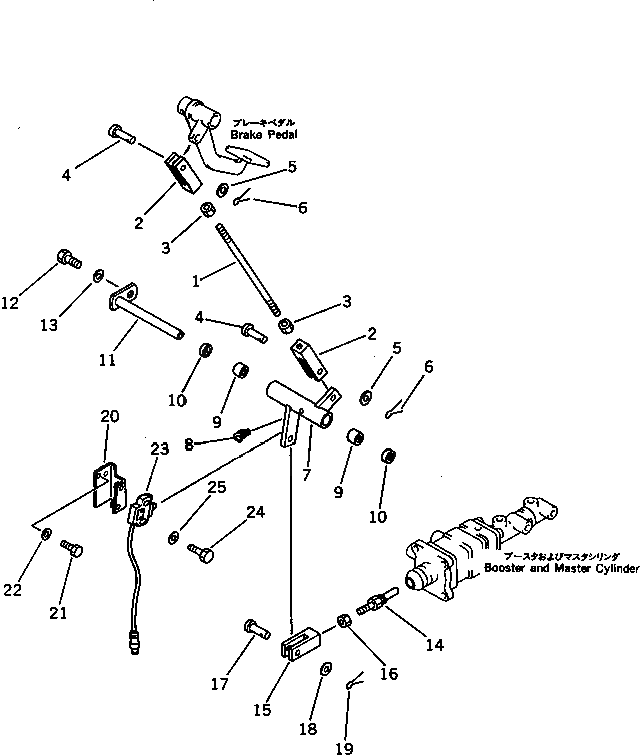 Рычаг 418-43-17421 Komatsu