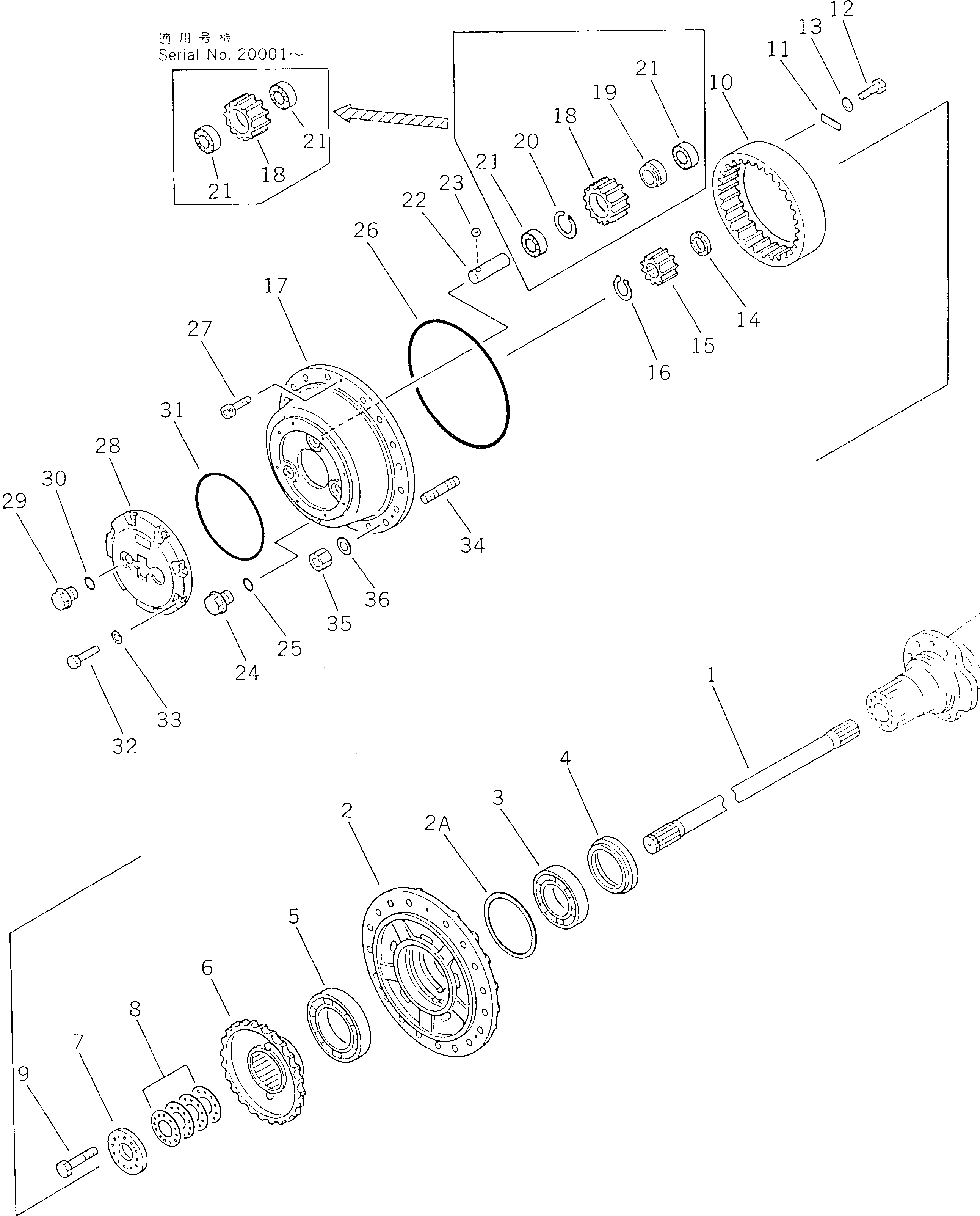 Подшипник 423-22-12810 Komatsu
