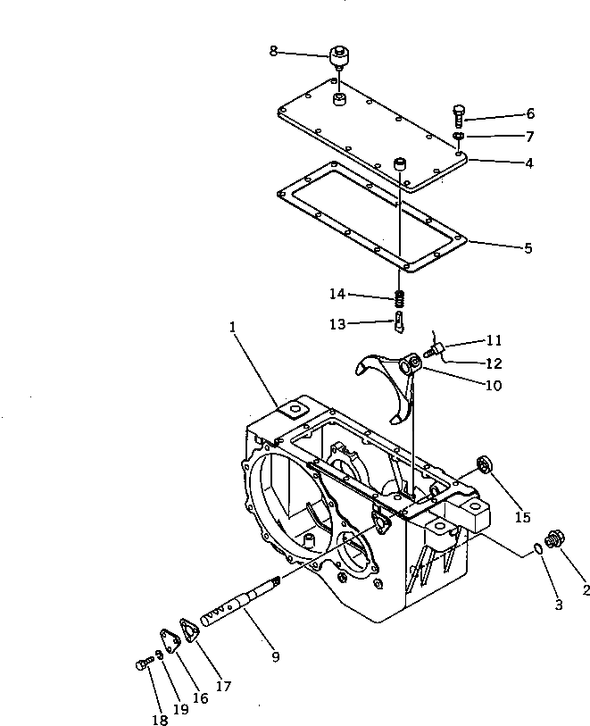 Крышка 20B-14-31260 Komatsu