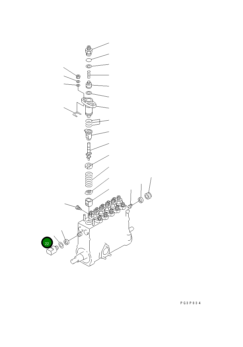 Крышка ND090018-0381 Komatsu