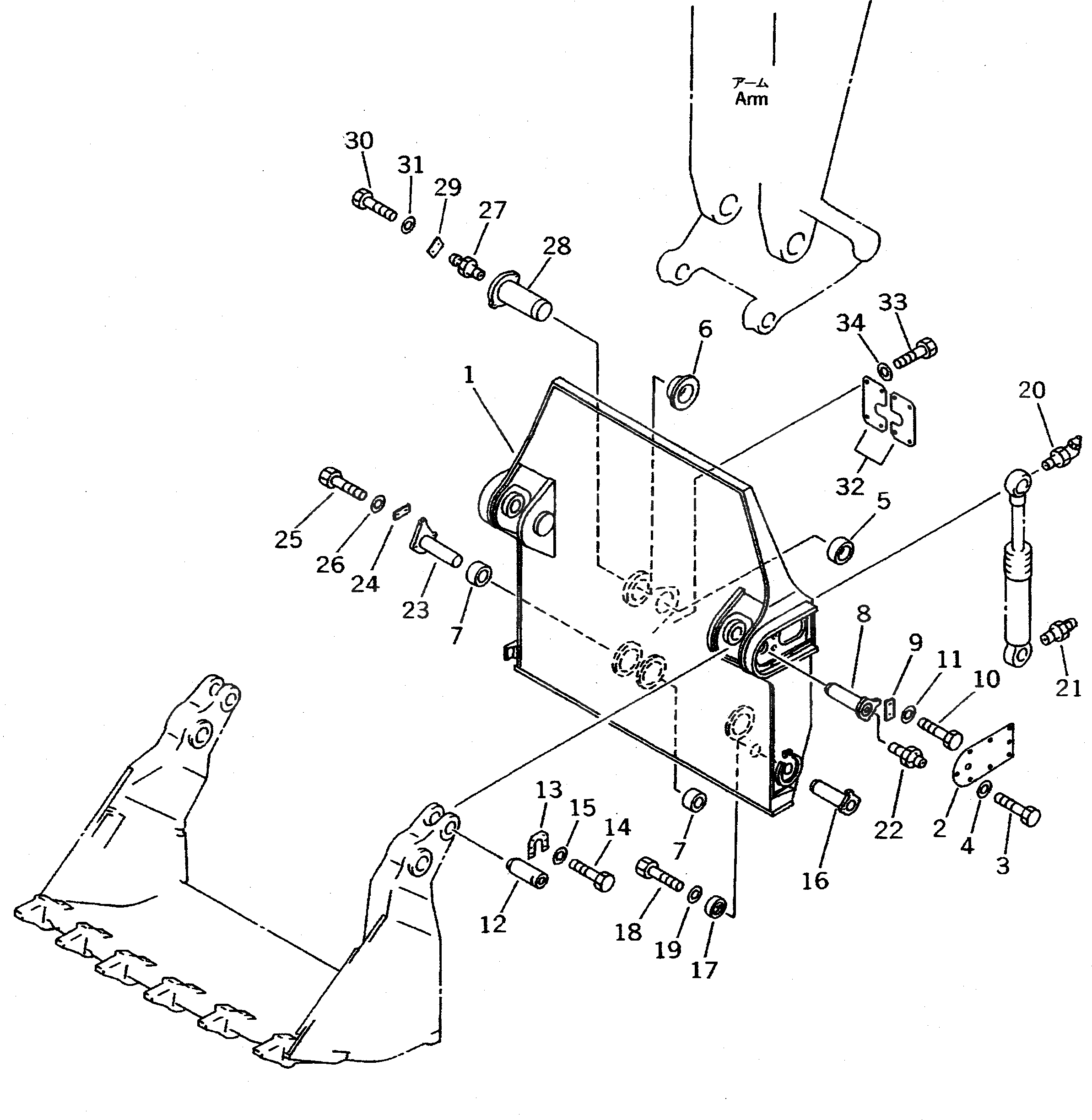 Крышка 209-72-54430 Komatsu