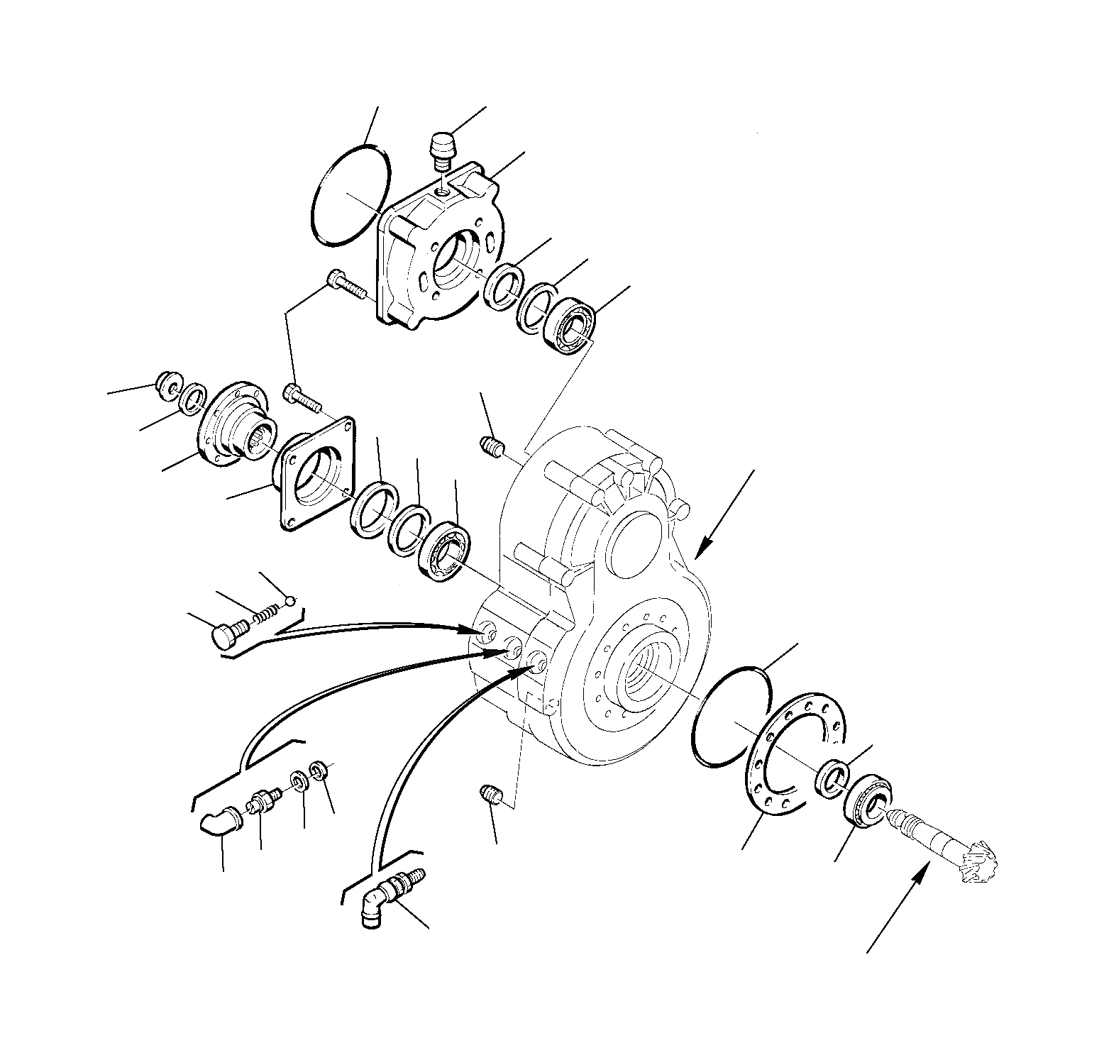 Подшипник HU0592938 Komatsu