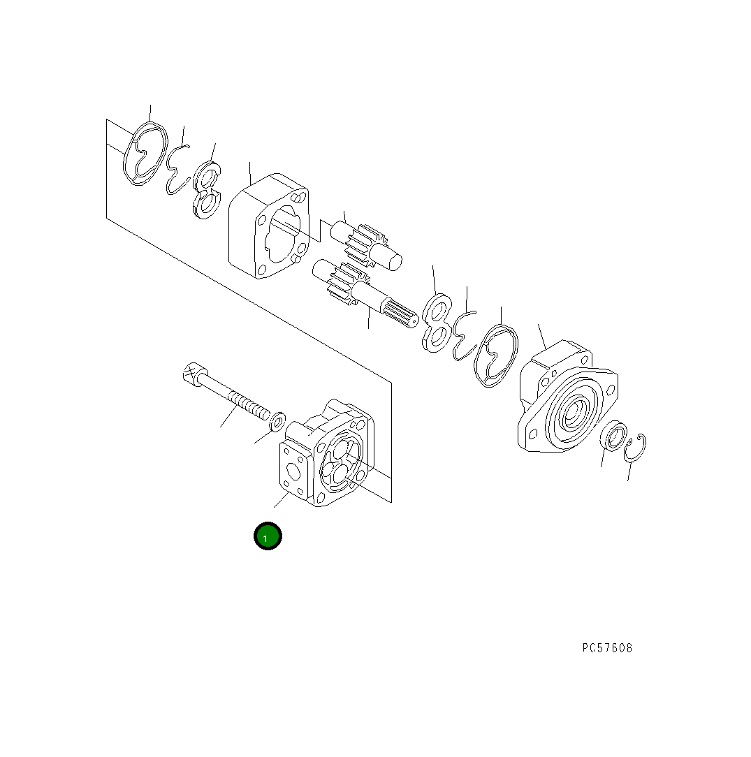 Крышка KB20132-60620 Komatsu