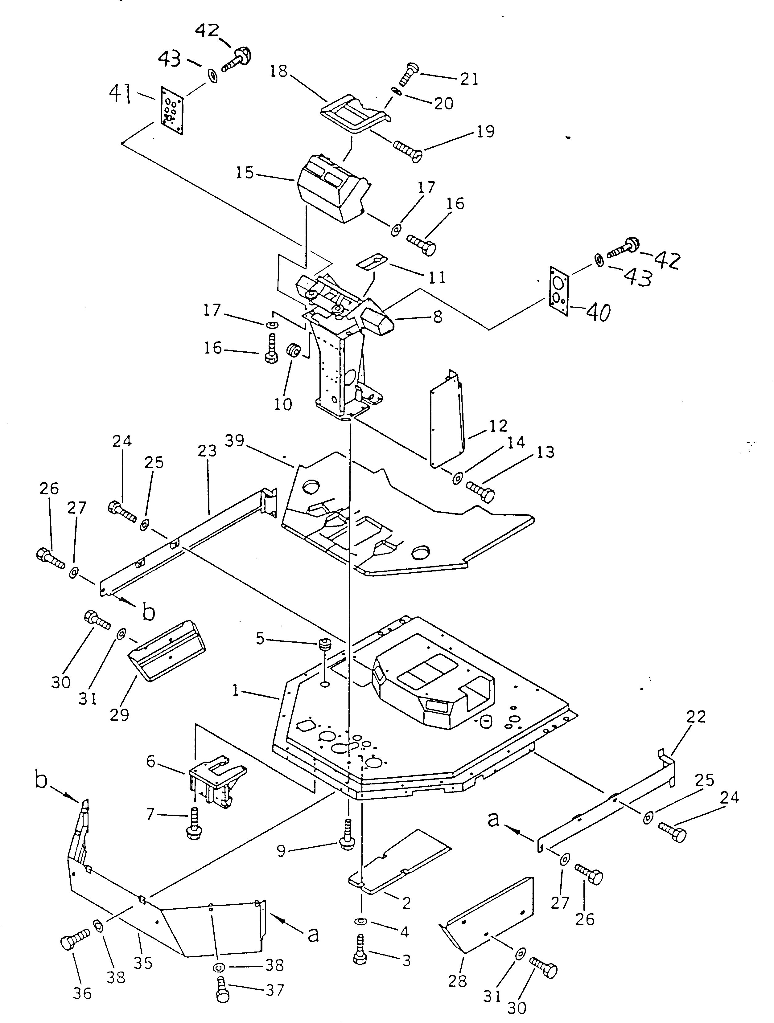 Крышка 41E-54-12240  Komatsu