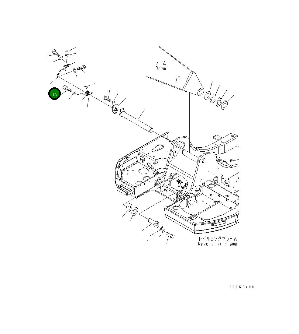 Рычаг 22U-70-21172 Komatsu