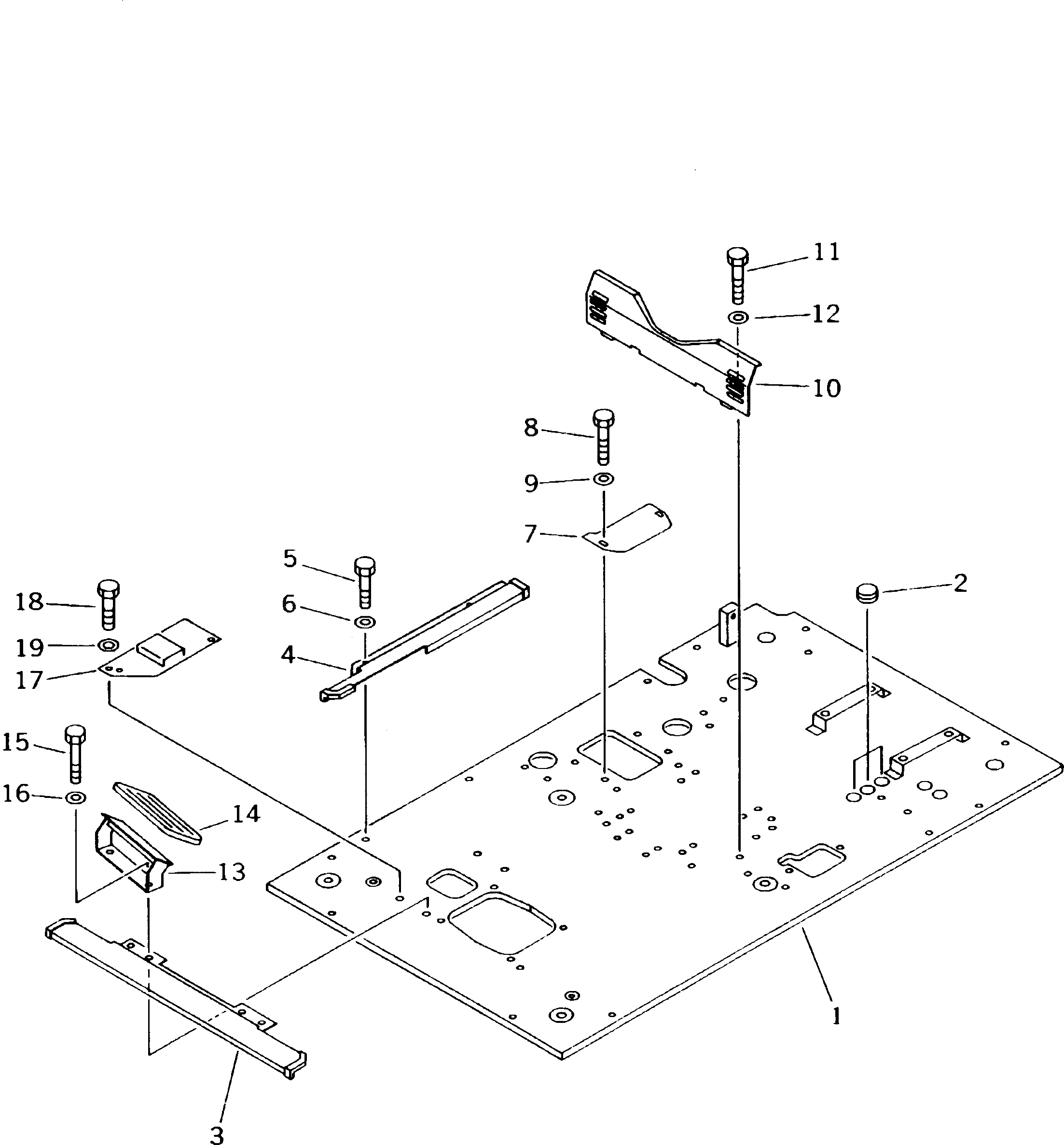 Крышка 207-54-53380 Komatsu