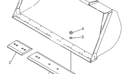 Крышка 424-07-11322  Komatsu