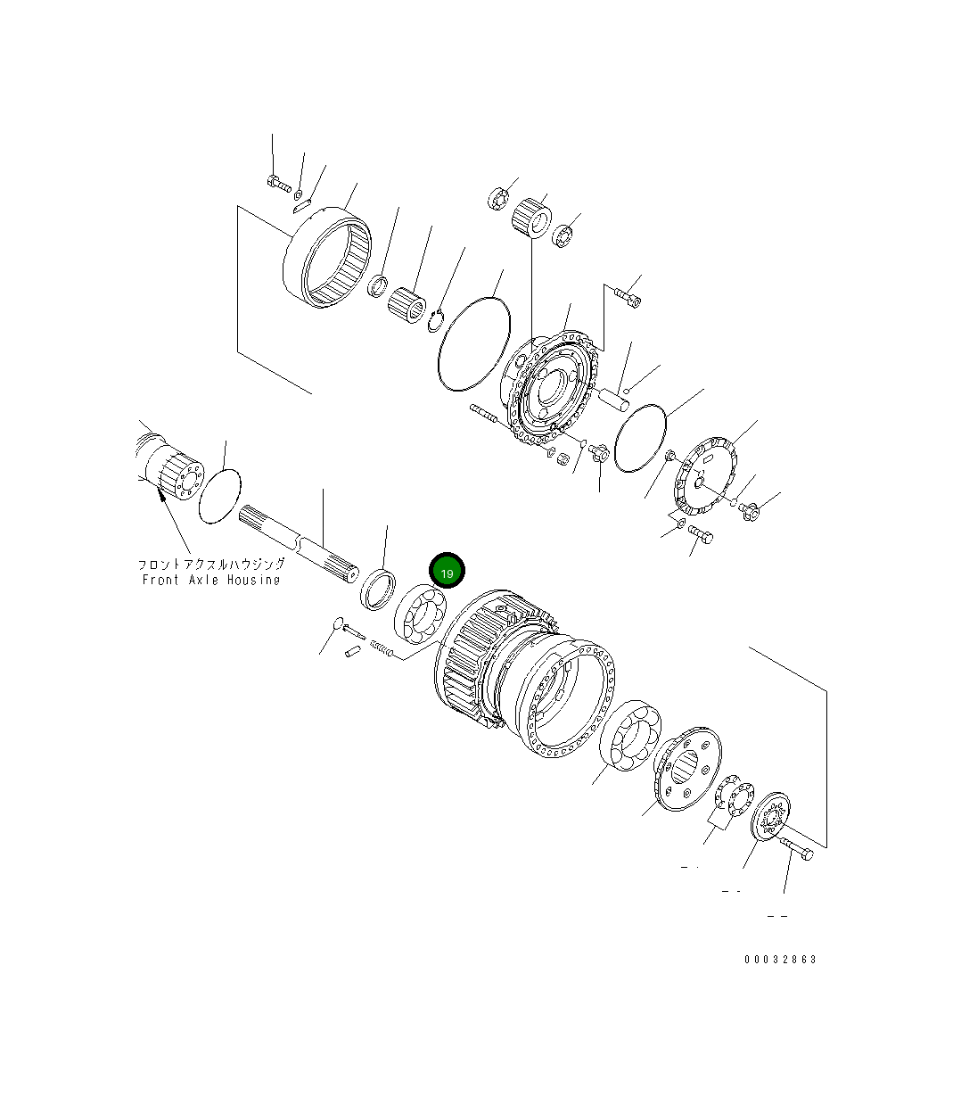 Подшипник 426-22-22810  Komatsu