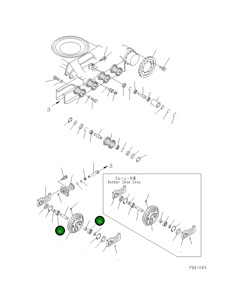 Подшипник YM24101-063074 Komatsu