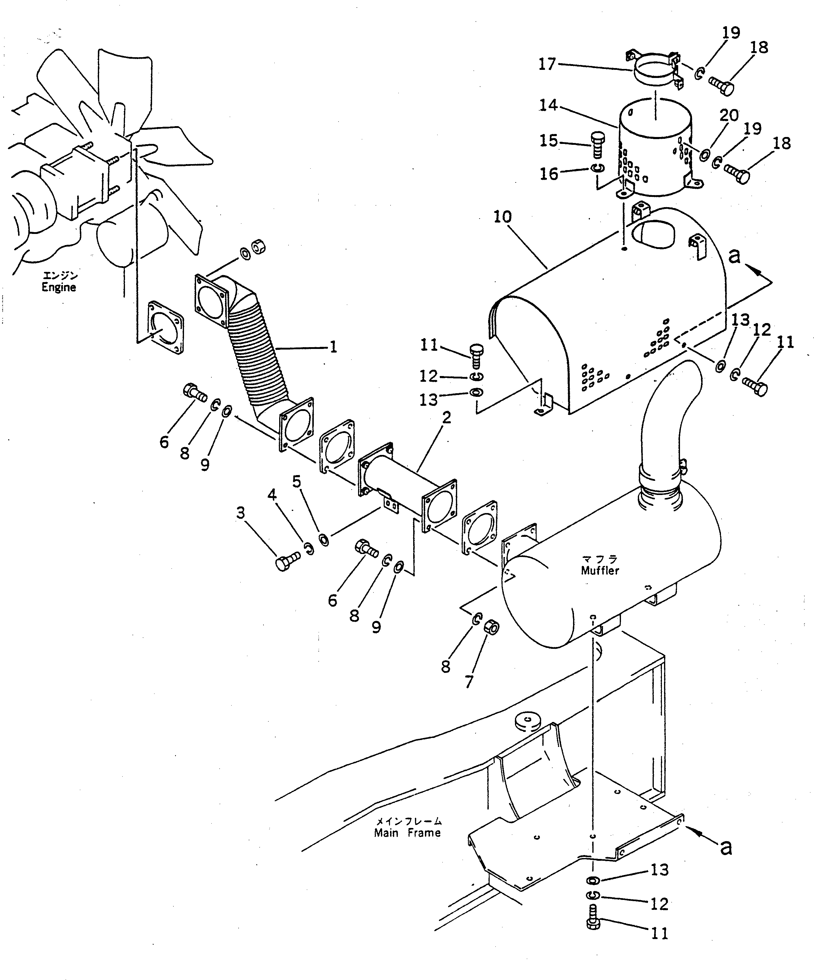 Крышка 23S-02-12212 Komatsu