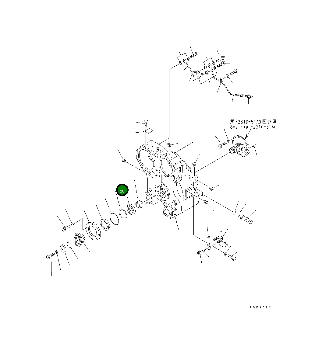 Подшипник 06032-01016 Komatsu
