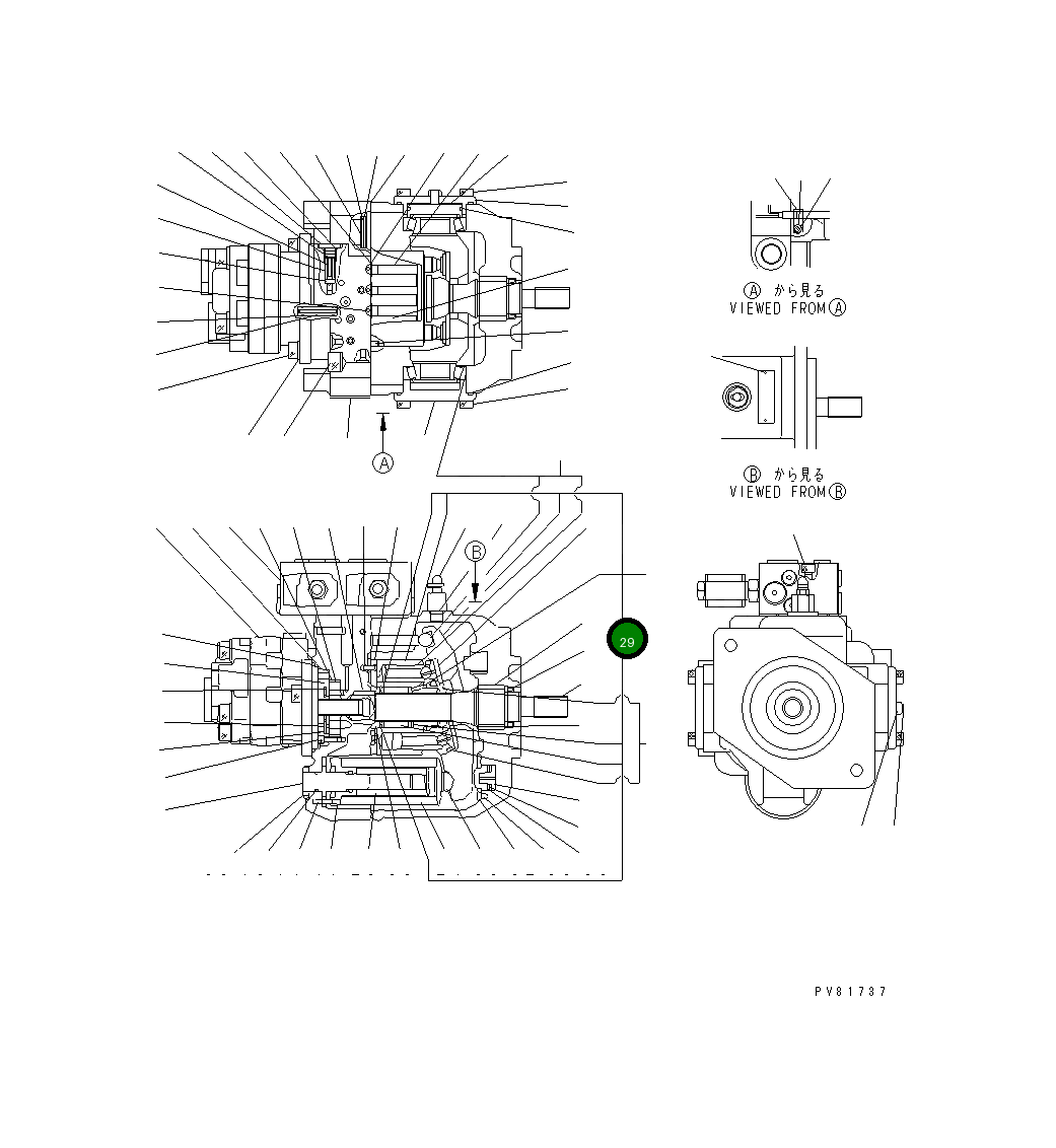 Подшипник YM172176-73260 Komatsu