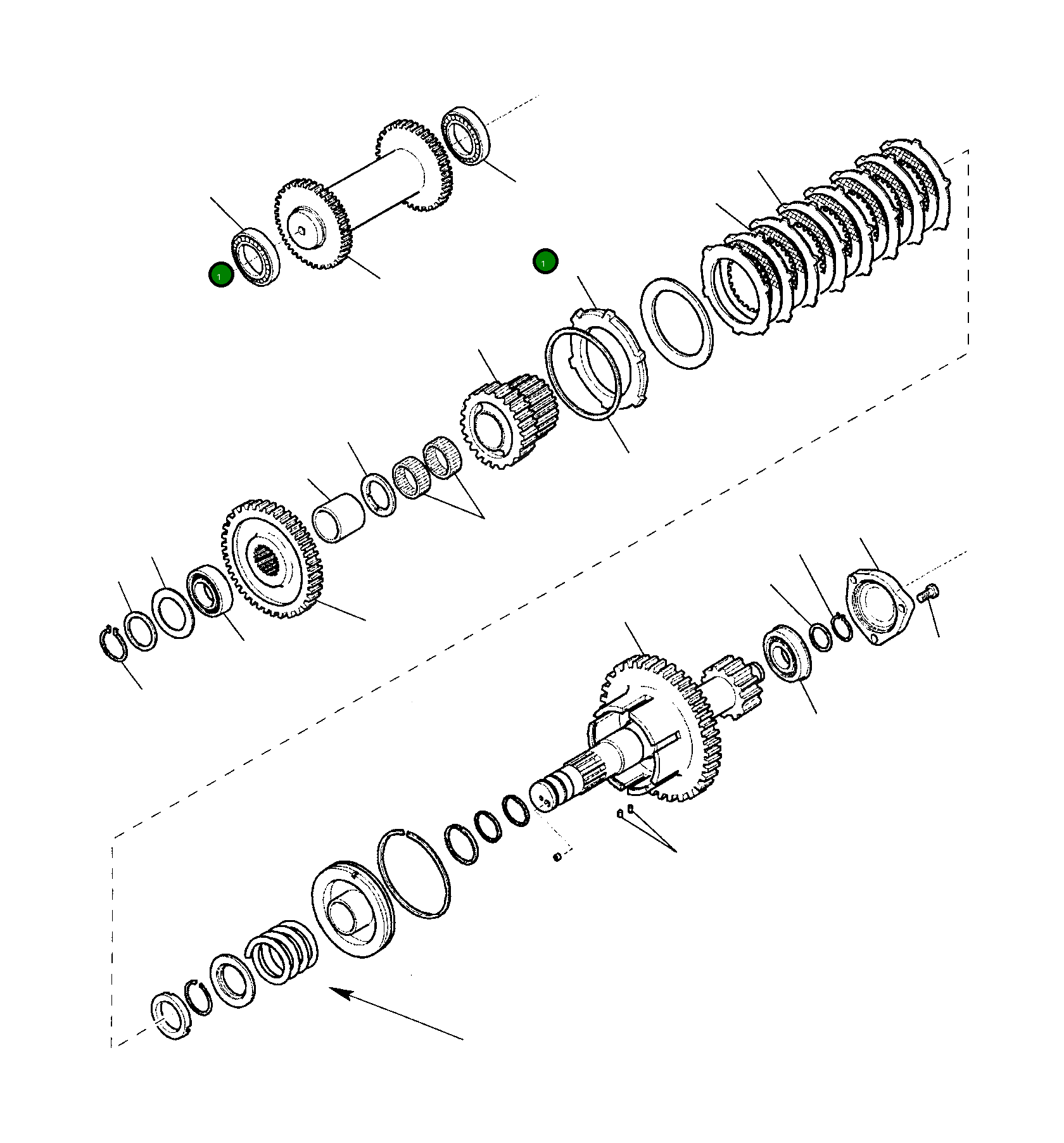 Подшипник CAO025808 Komatsu