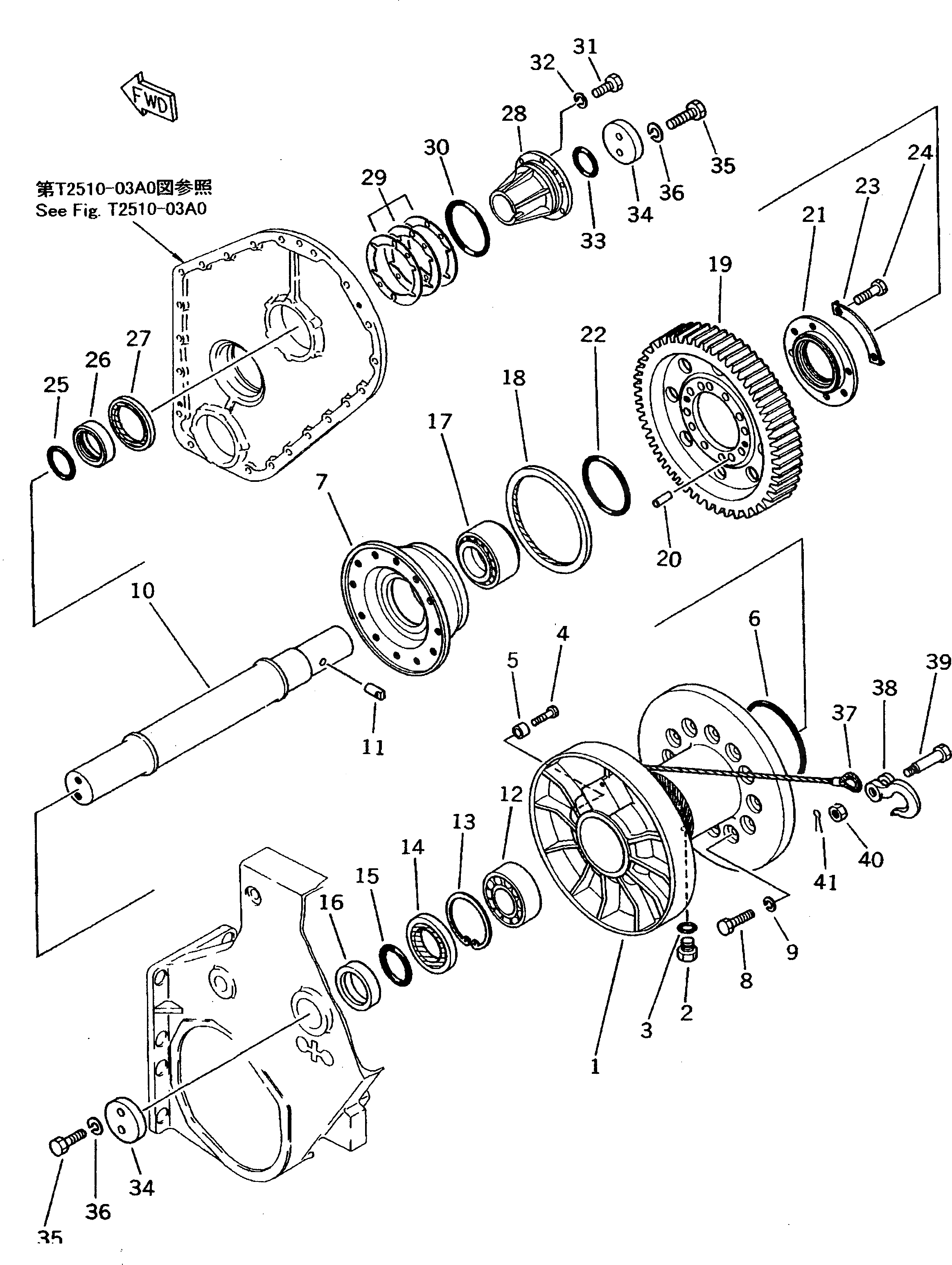 Крышка 130-961-1710 Komatsu