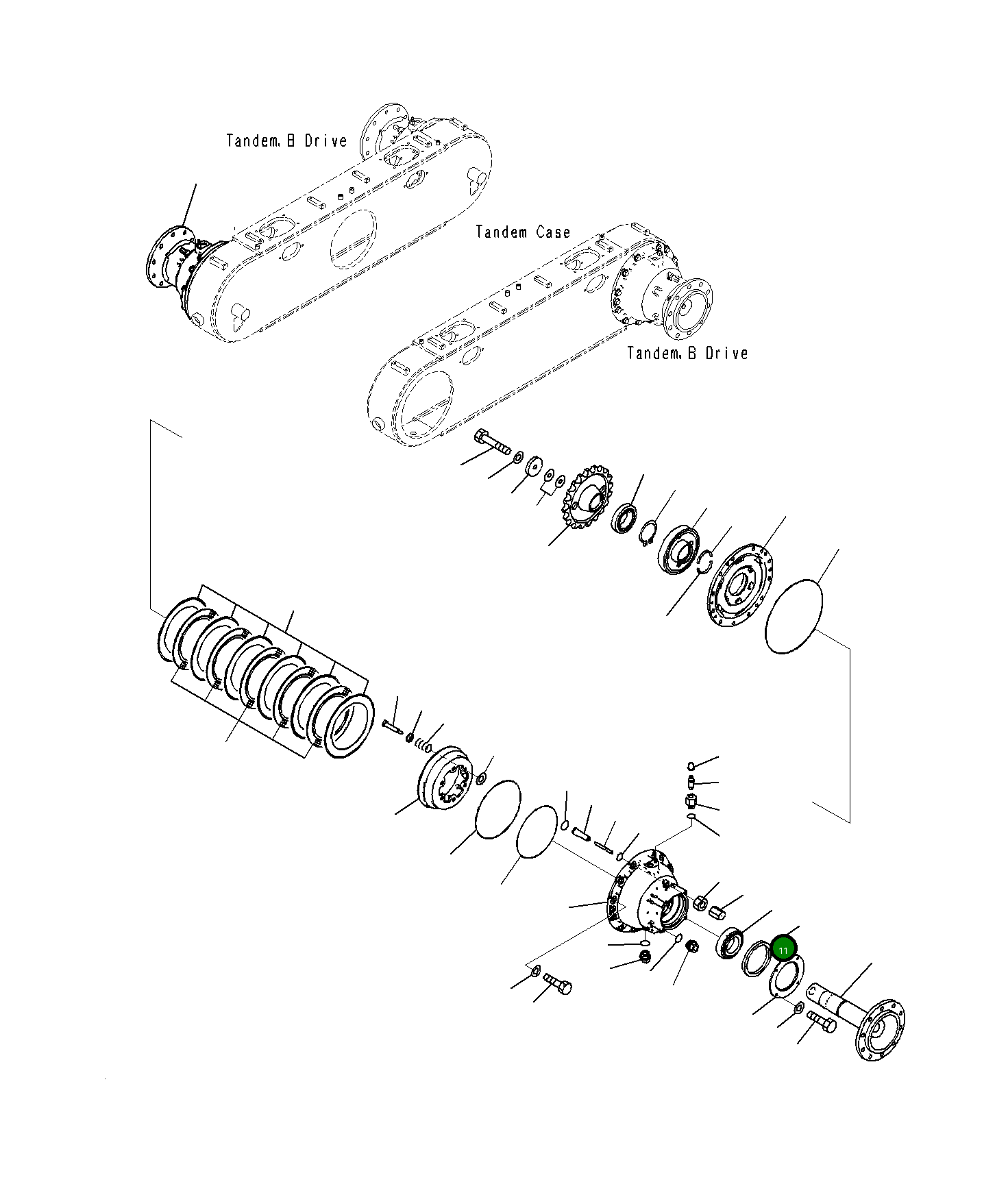 Подшипник 23H-25-11340 Komatsu
