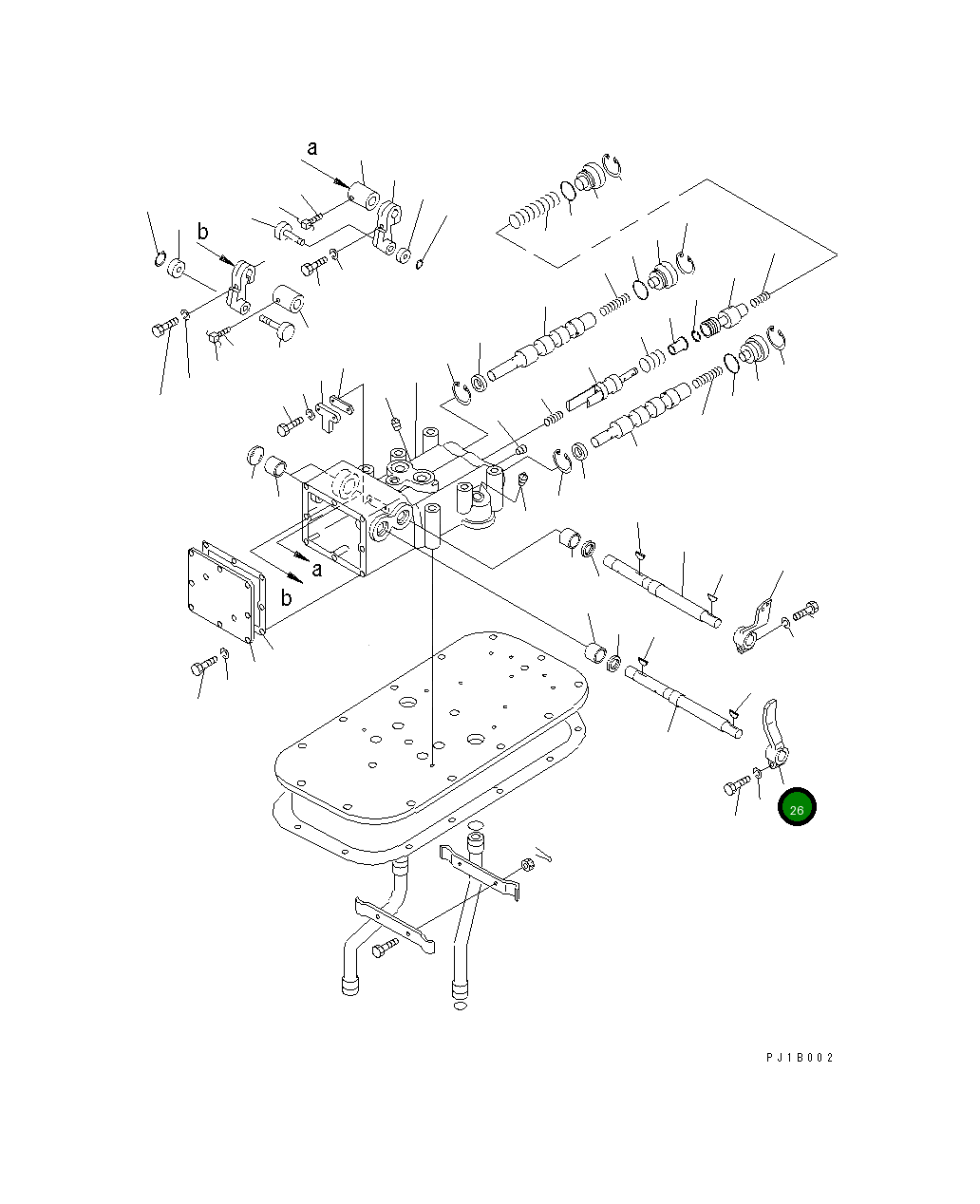 Рычаг 176-40-41121 Komatsu