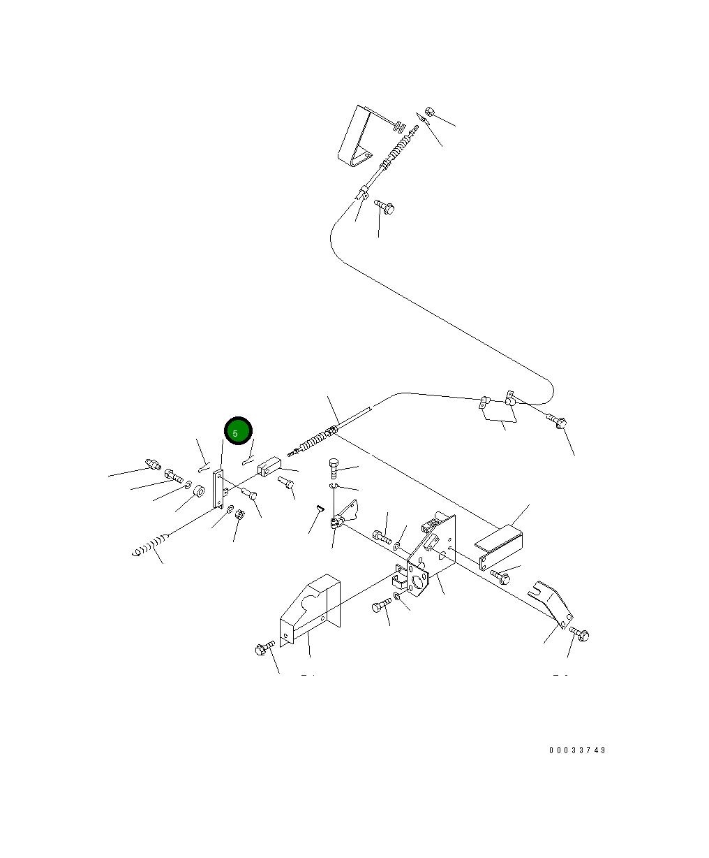 Рычаг 567-43-73221 Komatsu