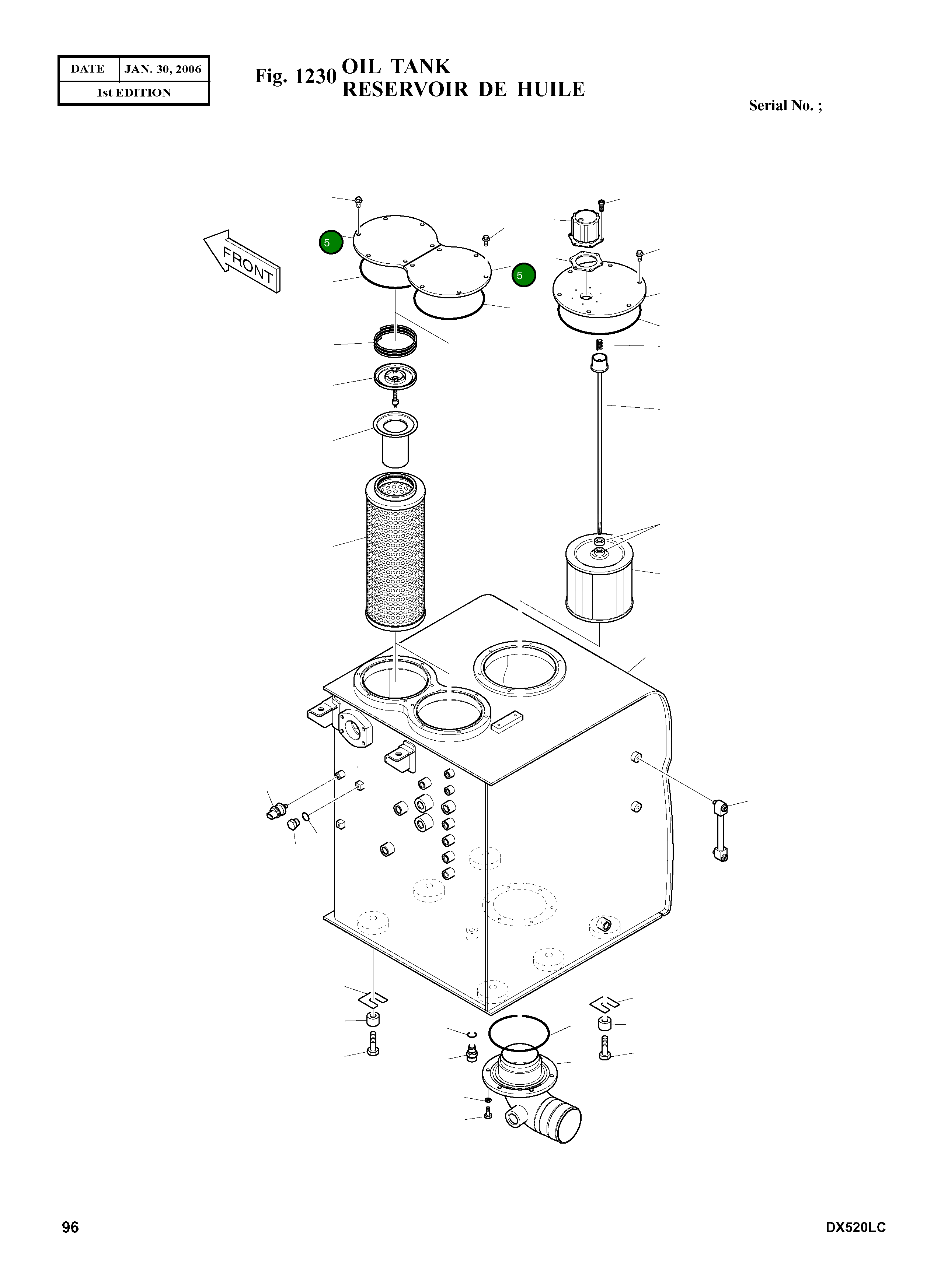 Крышка K1007355 Komatsu
