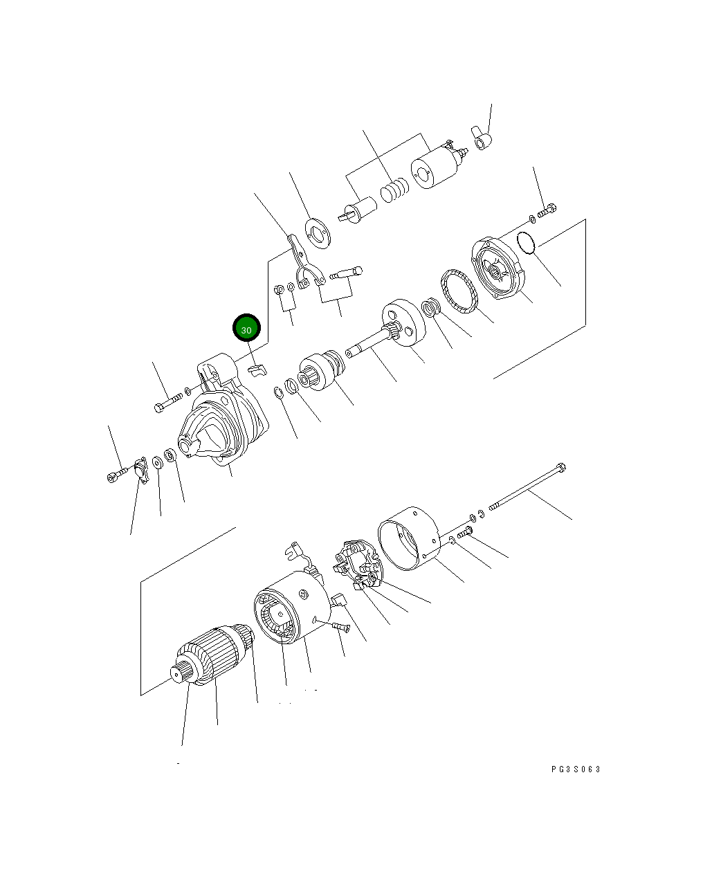Крышка YM121254-77750  Komatsu