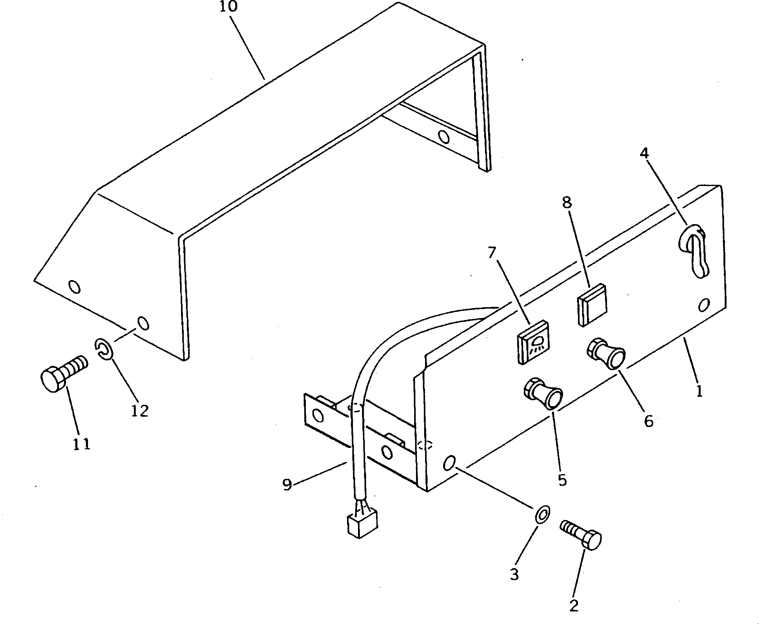Крышка 104-B60-2320  Komatsu