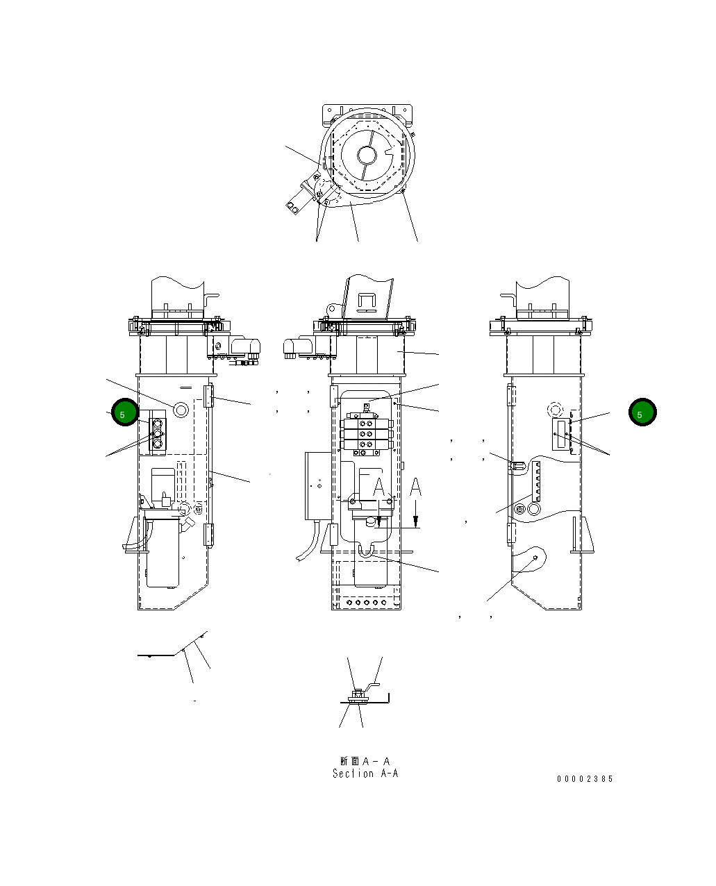 Крышка MH358-4478600 Komatsu