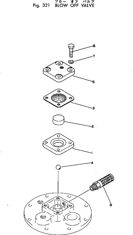 Крышка M711000019150 Komatsu
