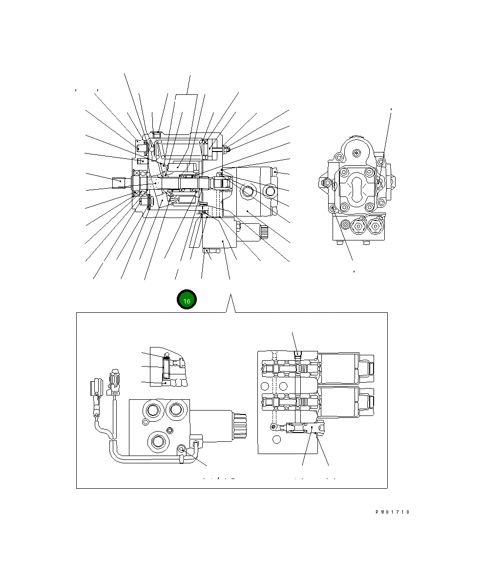 Подшипник YM172422-73500 Komatsu