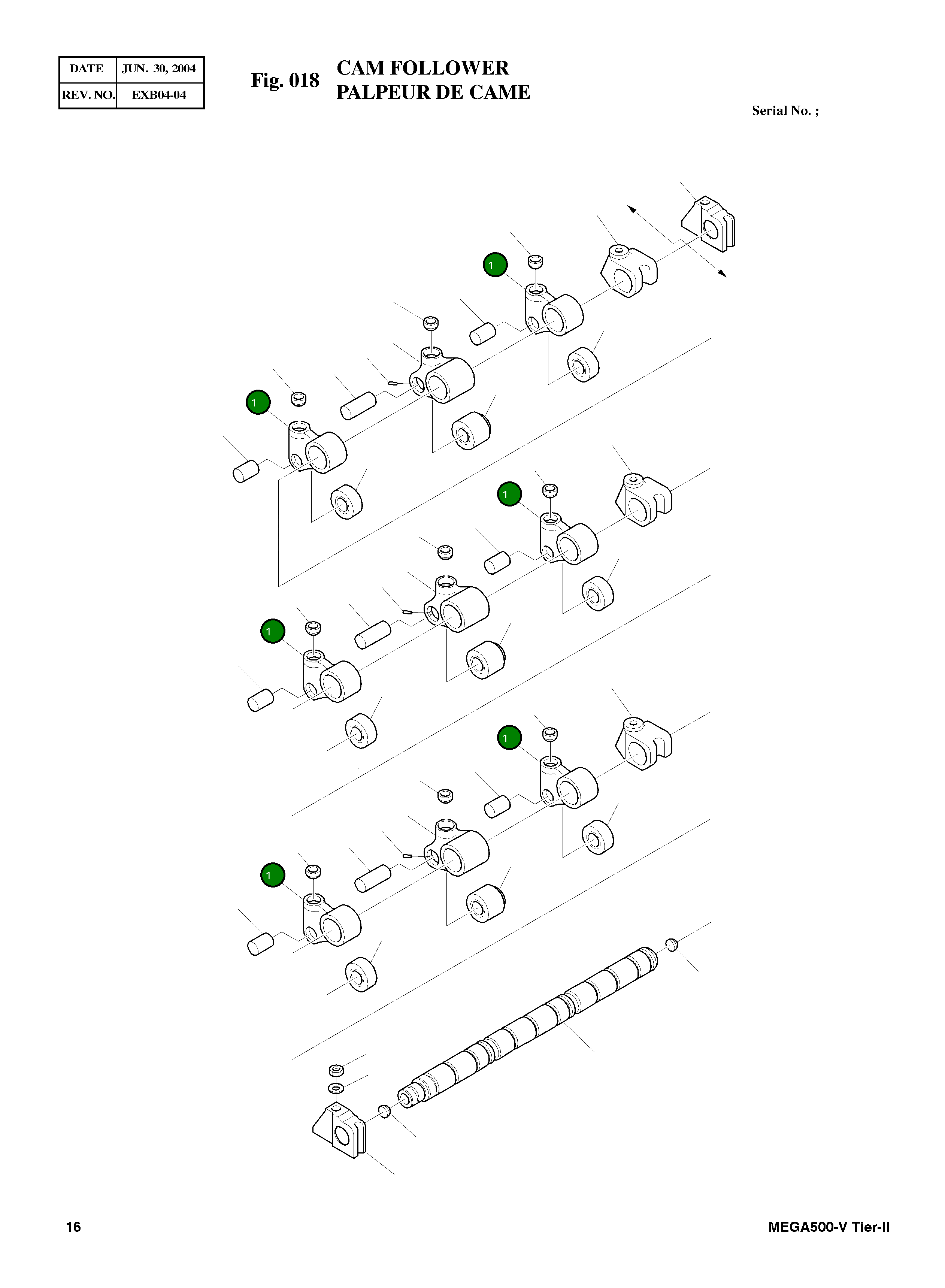 Рычаг 3821160 Komatsu