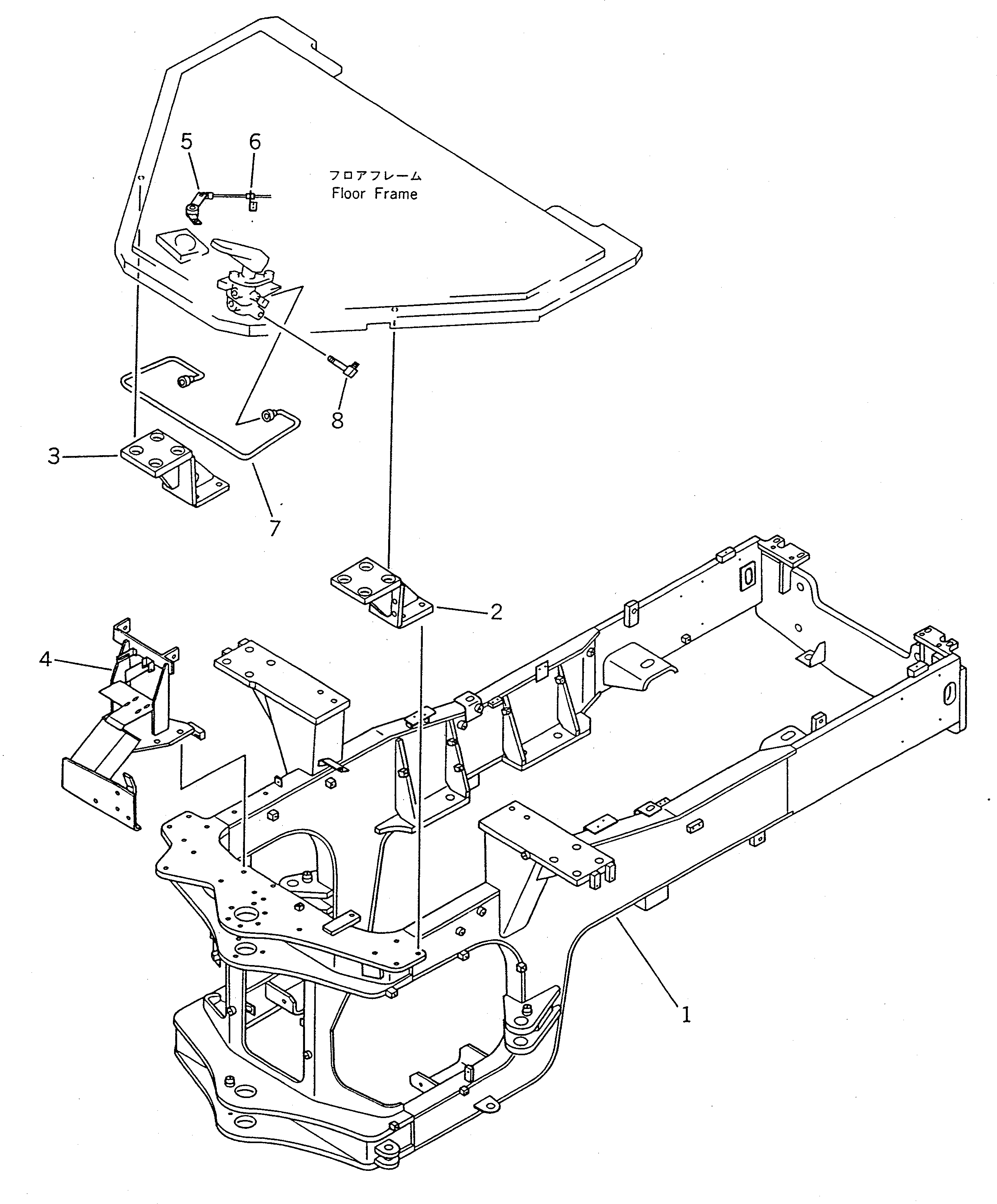 Рычаг 423-944-1740 Komatsu
