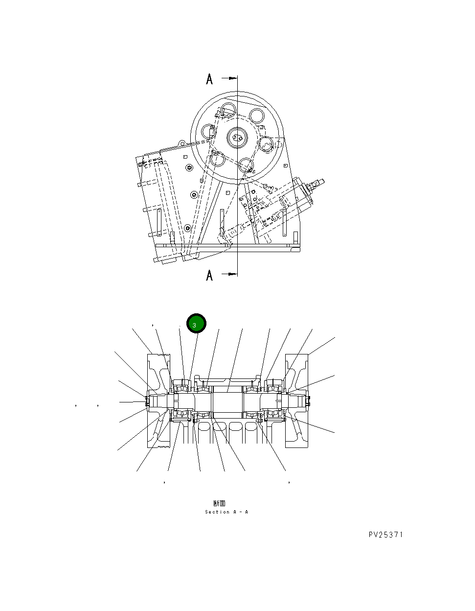 Подшипник 06330-22332 Komatsu