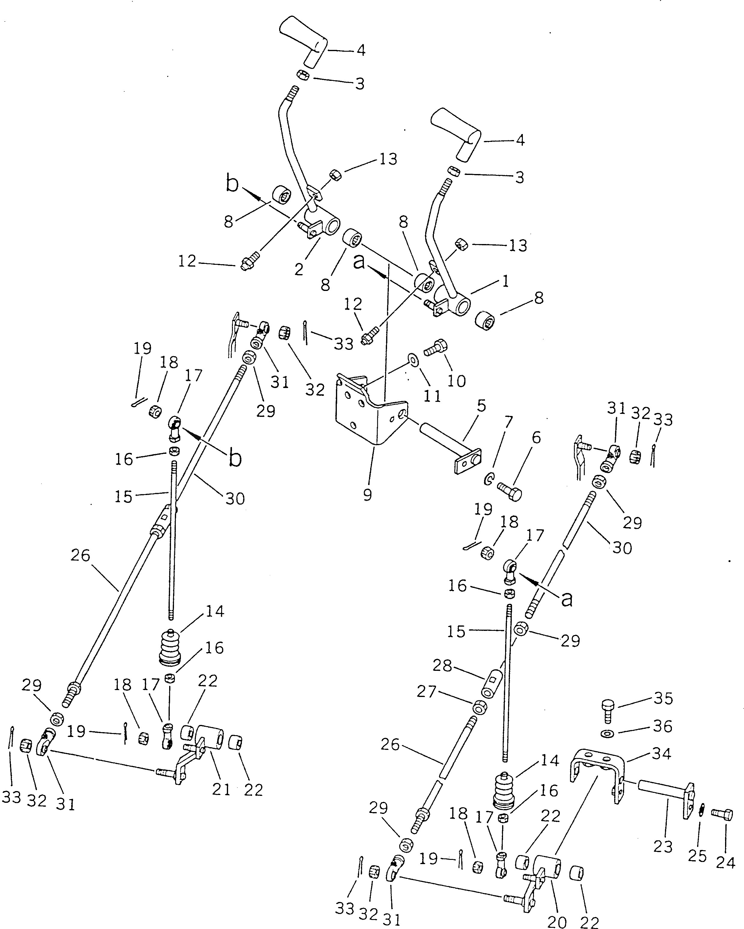 Рычаг 175-43-42640 Komatsu