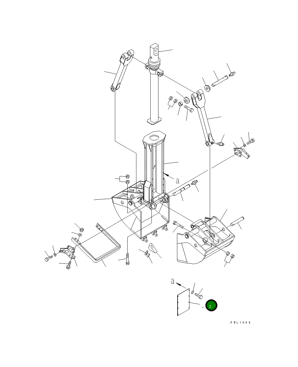 Крышка MZCS071-01120 Komatsu