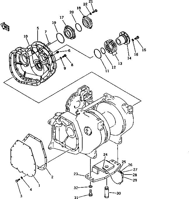 Крышка 134-960-2110 Komatsu
