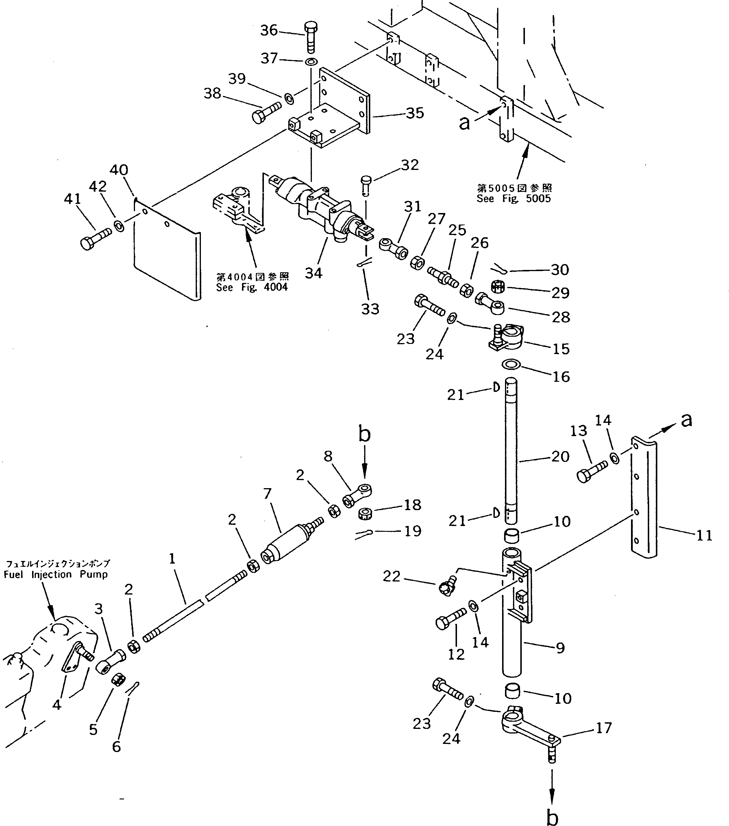 Рычаг 198-43-43250 Komatsu