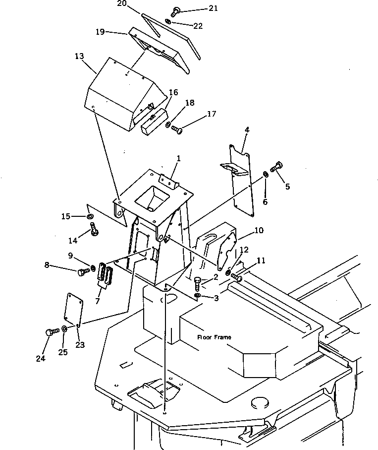 Крышка 417-54-12361 Komatsu
