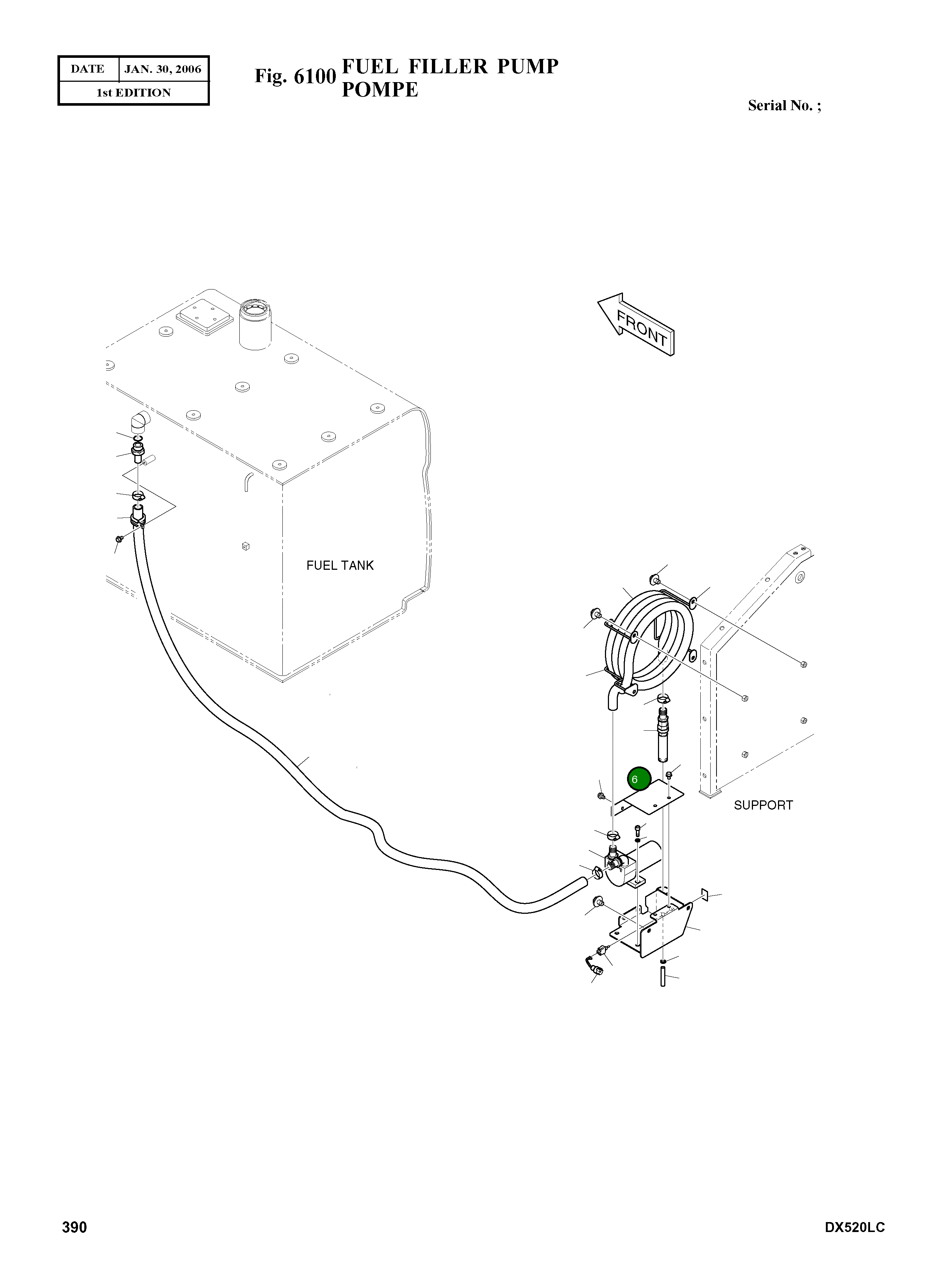 Крышка K1001301A  Komatsu