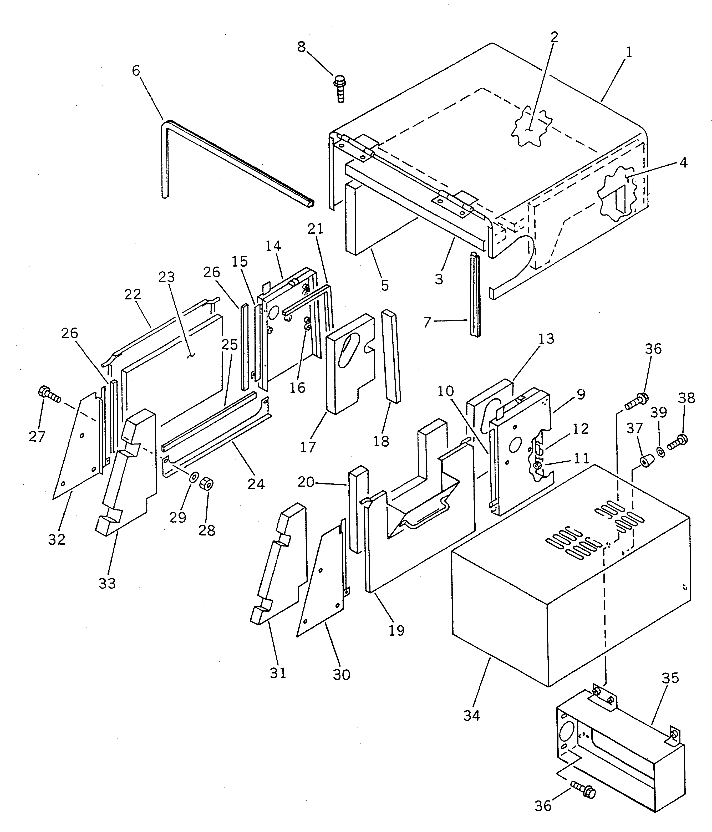 Крышка 415-Z97-1772 Komatsu