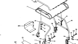 Крыша 141-973-1110 Komatsu