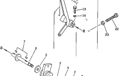 Рычаг 135-43-34112 Komatsu