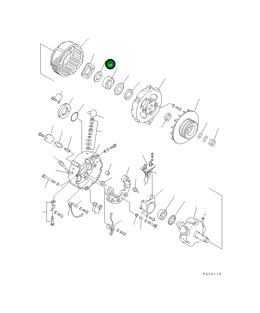 Крышка SD3409-12500X0  Komatsu
